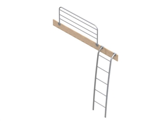 Ladders and railings for beds