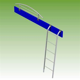 Ladders and railings for beds