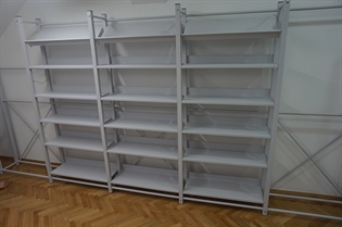 Museum shelves Slatina